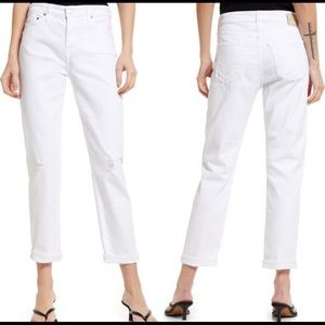 - AG Ex-Boyfriend Slouchy Slim Crop Jeans size 27R